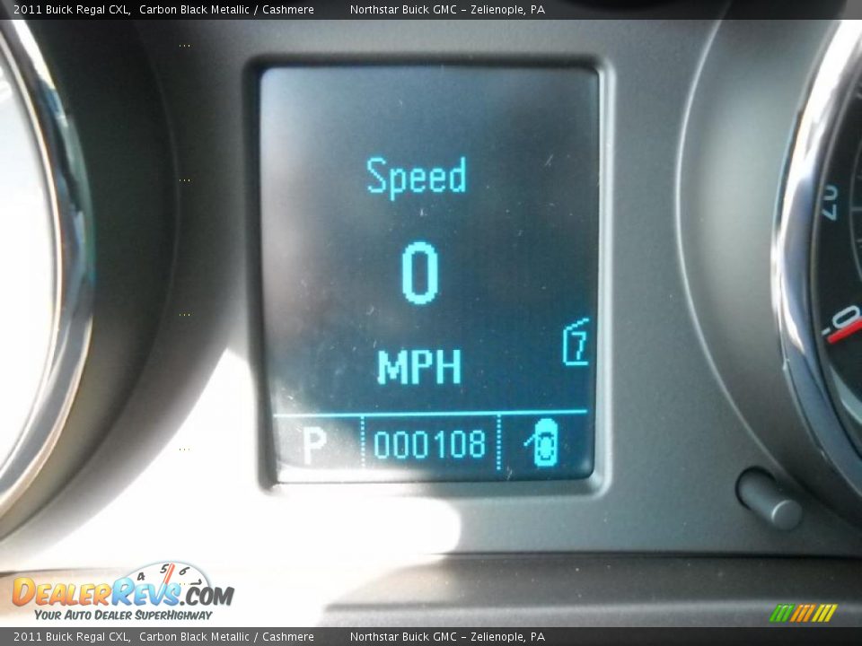2011 Buick Regal CXL Carbon Black Metallic / Cashmere Photo #20