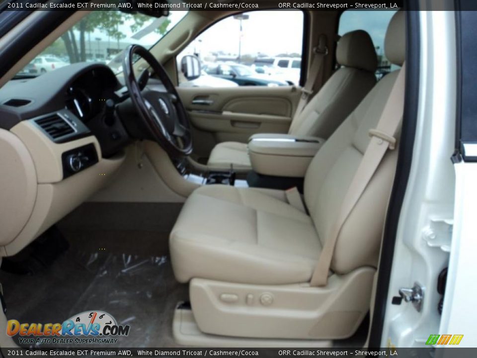 Cashmere/Cocoa Interior - 2011 Cadillac Escalade EXT Premium AWD Photo #7