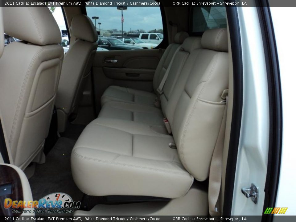 Cashmere/Cocoa Interior - 2011 Cadillac Escalade EXT Premium AWD Photo #8