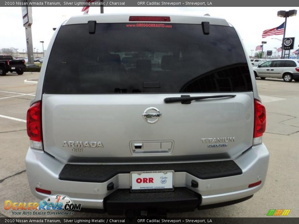 Silver Lightning Metallic 2010 Nissan Armada Titanium Photo #6