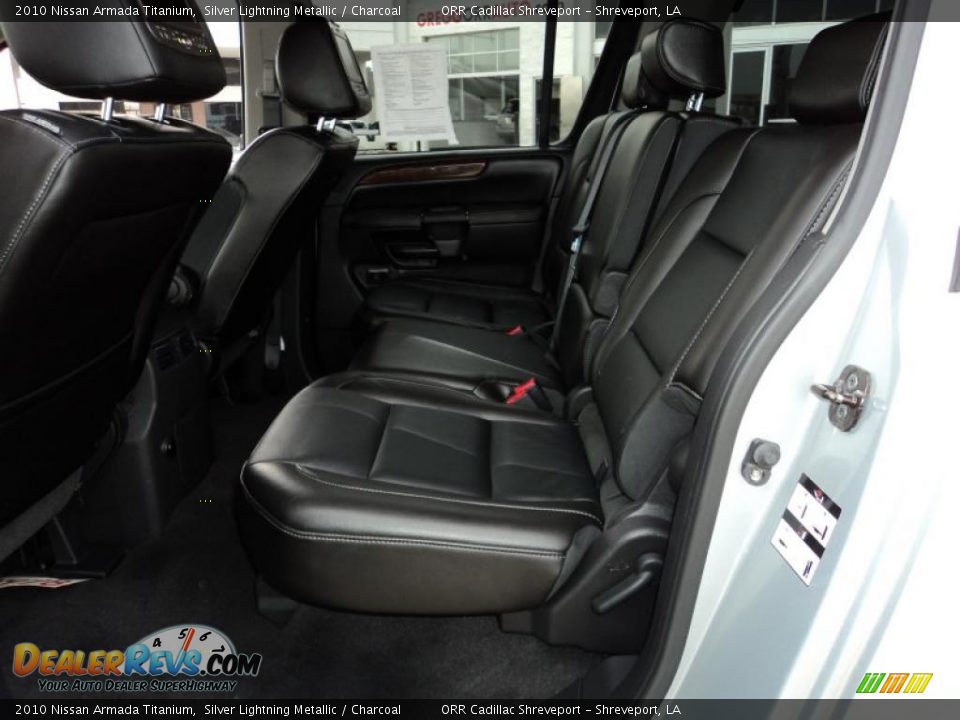 2010 Nissan Armada Titanium Silver Lightning Metallic / Charcoal Photo #10