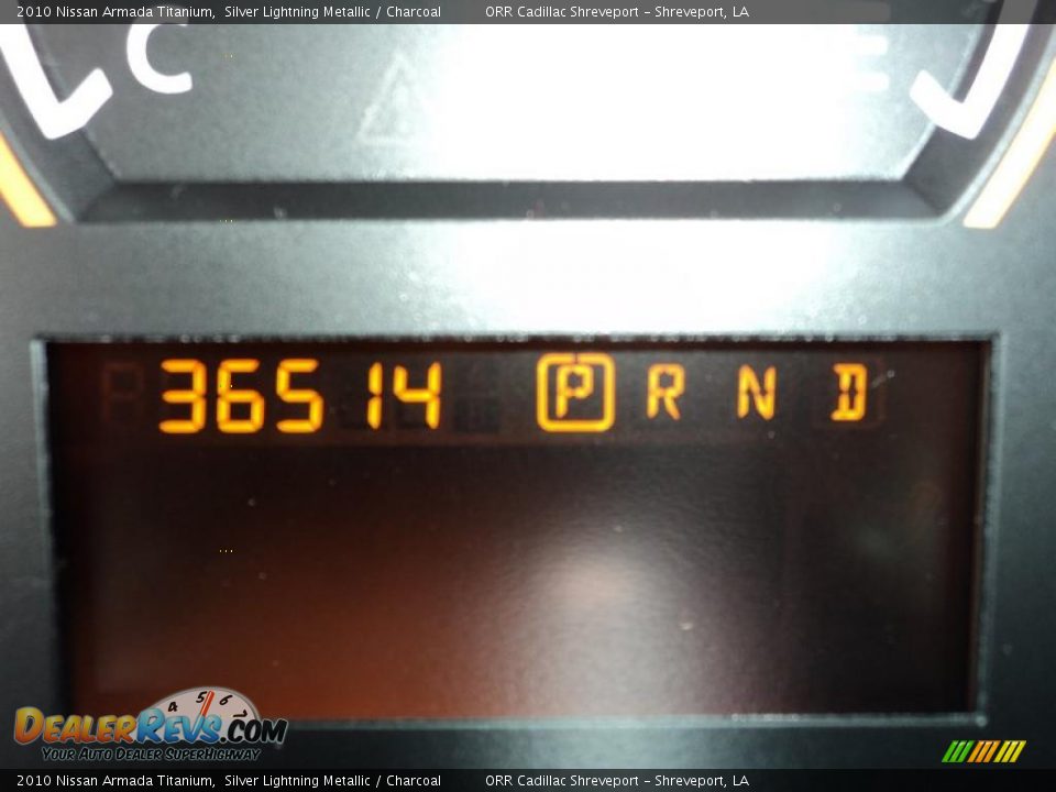 2010 Nissan Armada Titanium Silver Lightning Metallic / Charcoal Photo #13