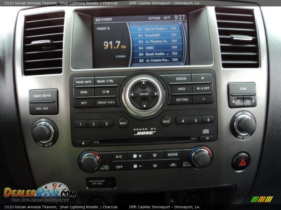 Controls of 2010 Nissan Armada Titanium Photo #14
