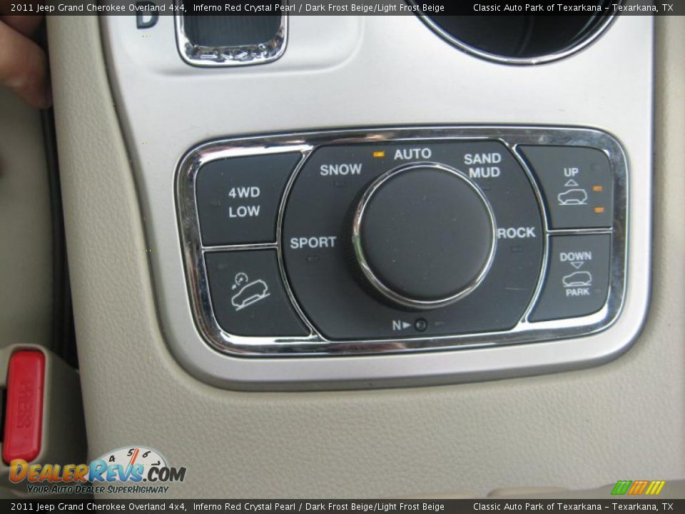 Controls of 2011 Jeep Grand Cherokee Overland 4x4 Photo #11