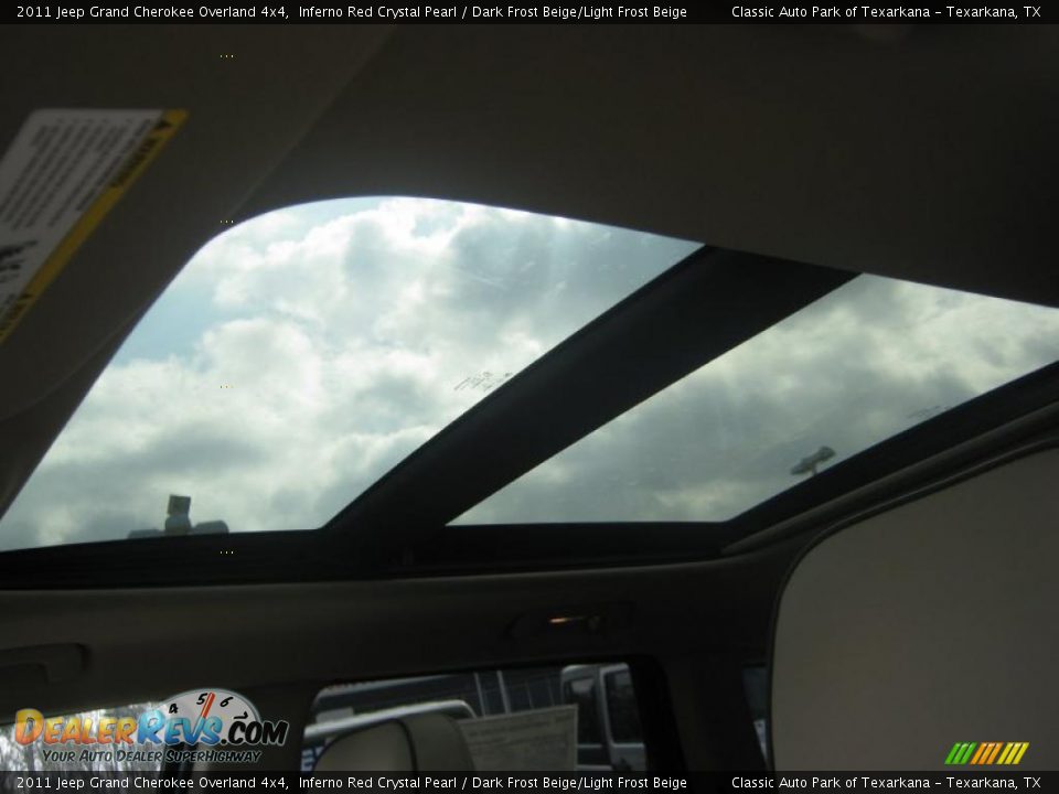 Sunroof of 2011 Jeep Grand Cherokee Overland 4x4 Photo #12