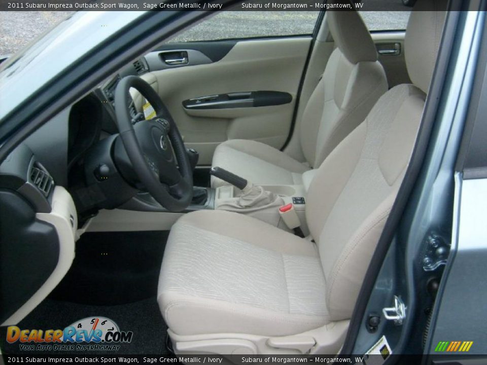 Ivory Interior - 2011 Subaru Impreza Outback Sport Wagon Photo #3