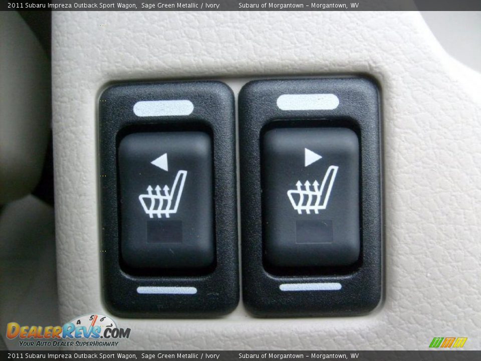 Controls of 2011 Subaru Impreza Outback Sport Wagon Photo #4