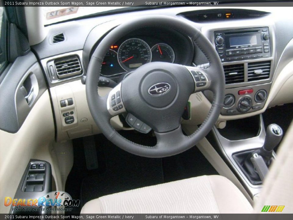 Dashboard of 2011 Subaru Impreza Outback Sport Wagon Photo #15