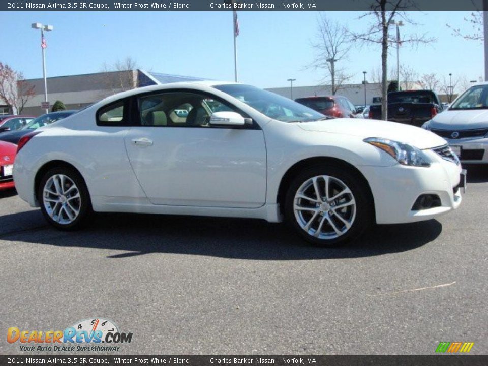 2011 Nissan altima coupe winter frost #6