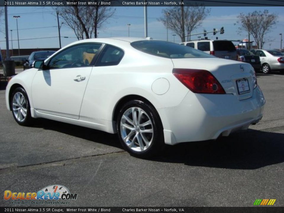 2011 Nissan altima coupe winter frost #5