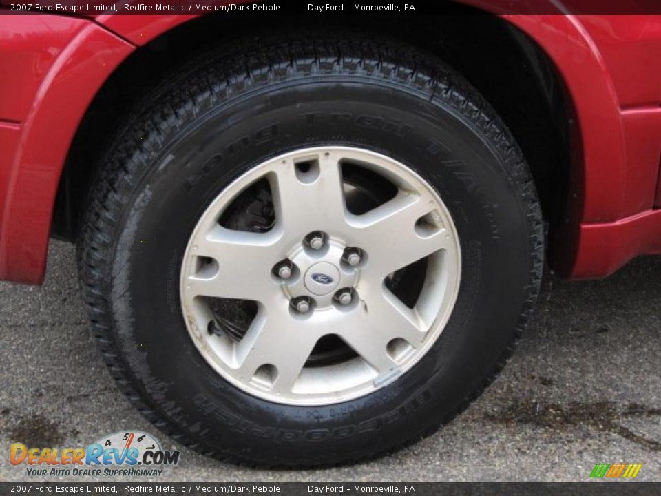 2007 Ford Escape Limited Redfire Metallic / Medium/Dark Pebble Photo #3