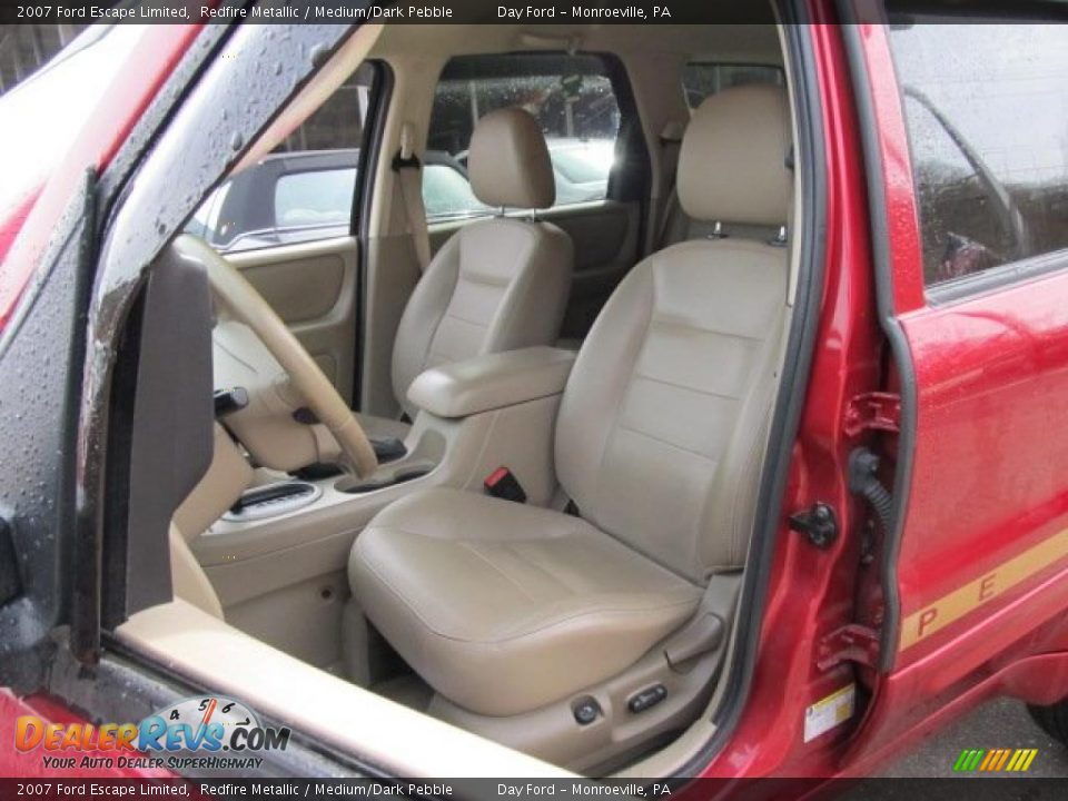 Medium/Dark Pebble Interior - 2007 Ford Escape Limited Photo #8