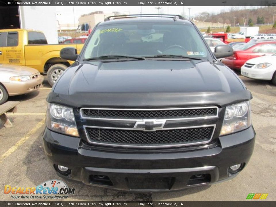 2007 Chevrolet Avalanche LT 4WD Black / Dark Titanium/Light Titanium Photo #2
