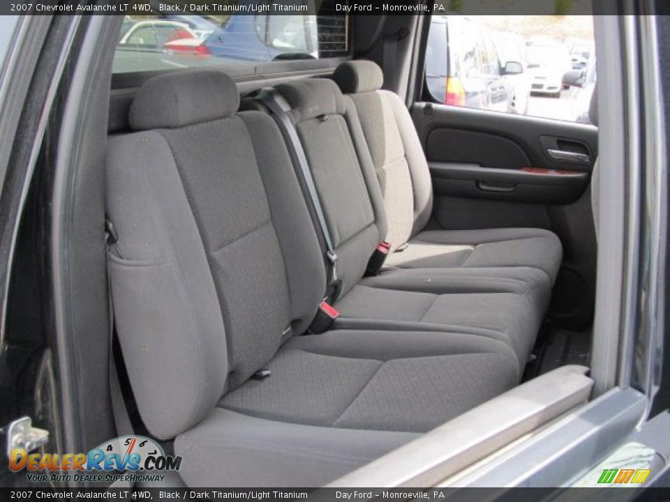 2007 Chevrolet Avalanche LT 4WD Black / Dark Titanium/Light Titanium Photo #7
