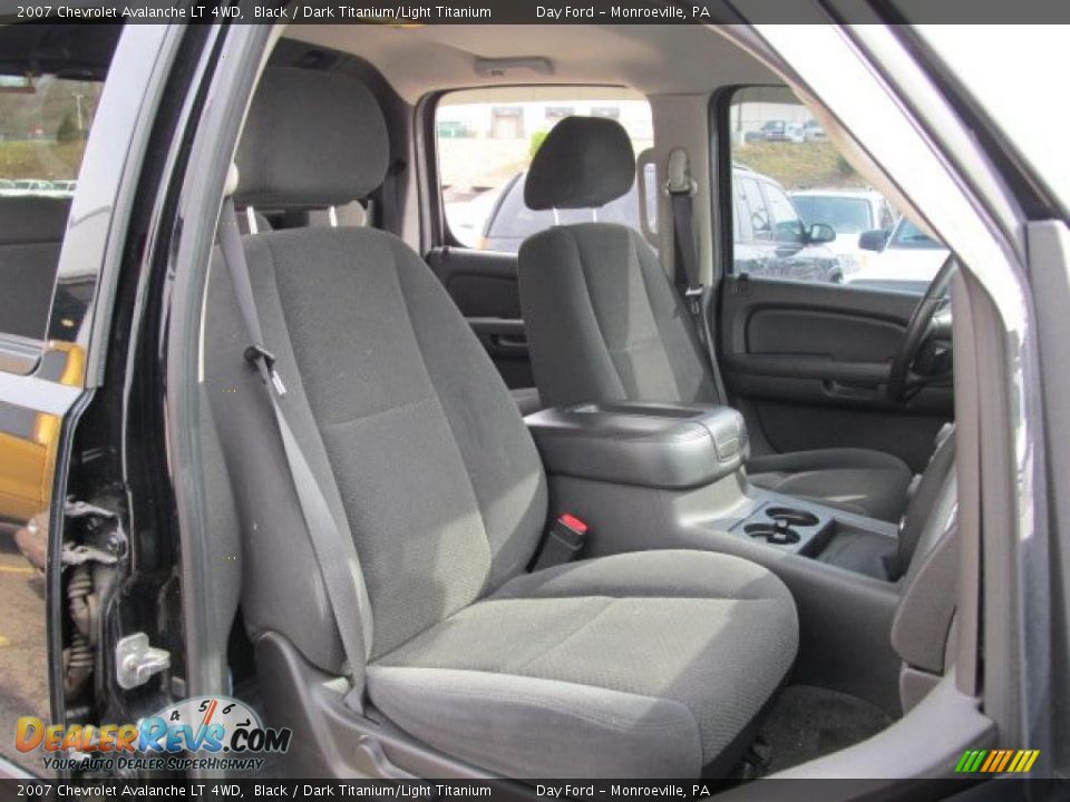 2007 Chevrolet Avalanche LT 4WD Black / Dark Titanium/Light Titanium Photo #8