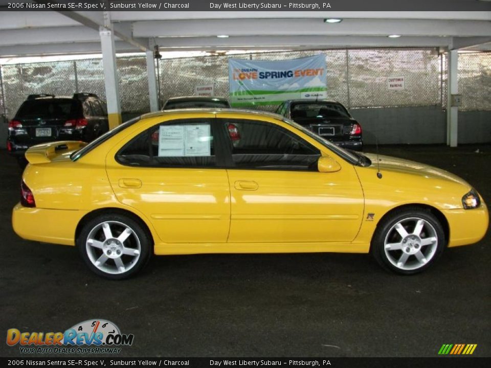 Sunburst Yellow 2006 Nissan Sentra SE-R Spec V Photo #4