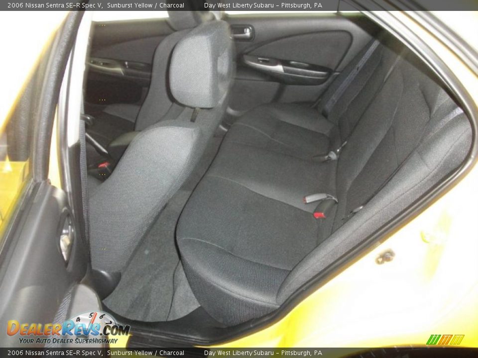 2006 Nissan Sentra SE-R Spec V Sunburst Yellow / Charcoal Photo #14