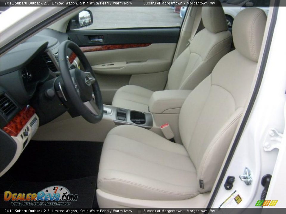 Warm Ivory Interior - 2011 Subaru Outback 2.5i Limited Wagon Photo #4