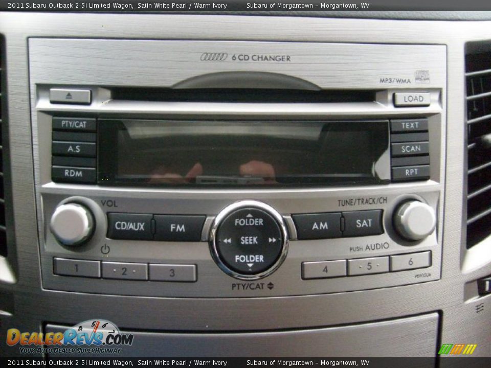 2011 Subaru Outback 2.5i Limited Wagon Satin White Pearl / Warm Ivory Photo #19