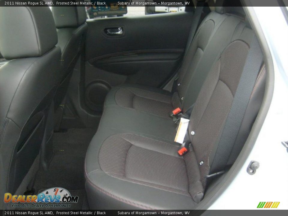 2011 Nissan Rogue SL AWD Frosted Steel Metallic / Black Photo #7