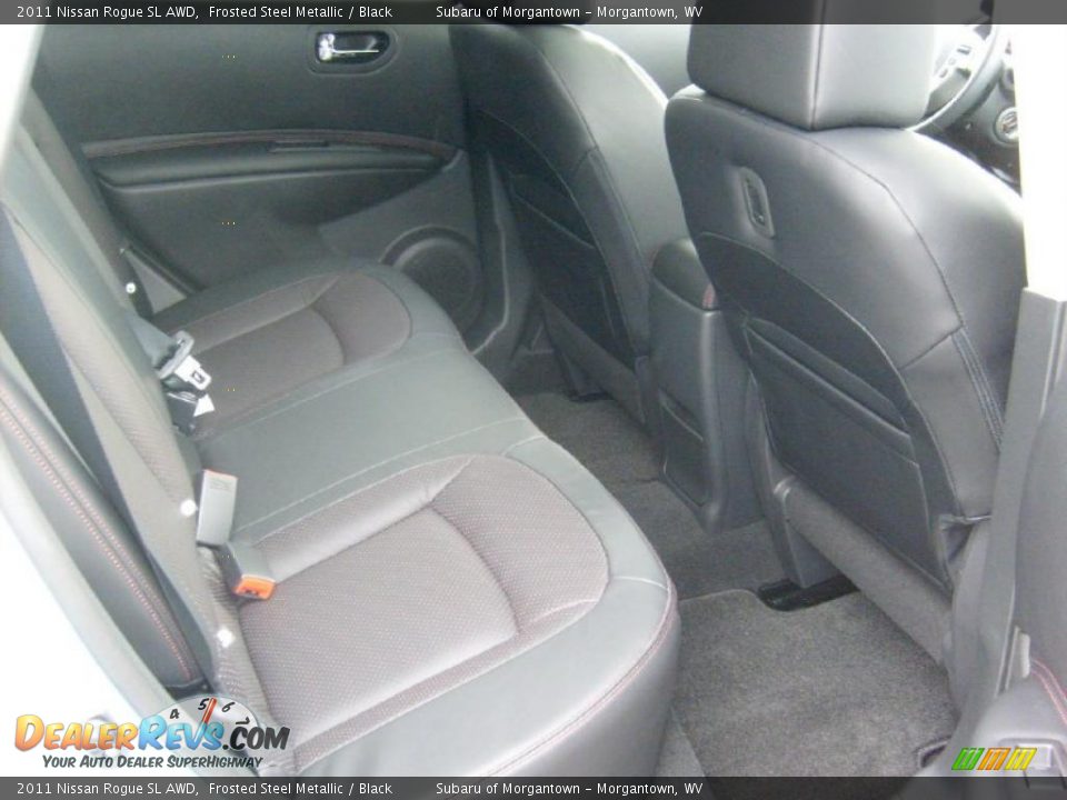 2011 Nissan Rogue SL AWD Frosted Steel Metallic / Black Photo #17