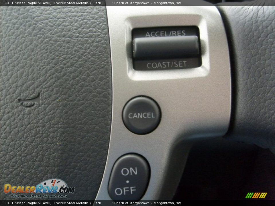 2011 Nissan Rogue SL AWD Frosted Steel Metallic / Black Photo #19