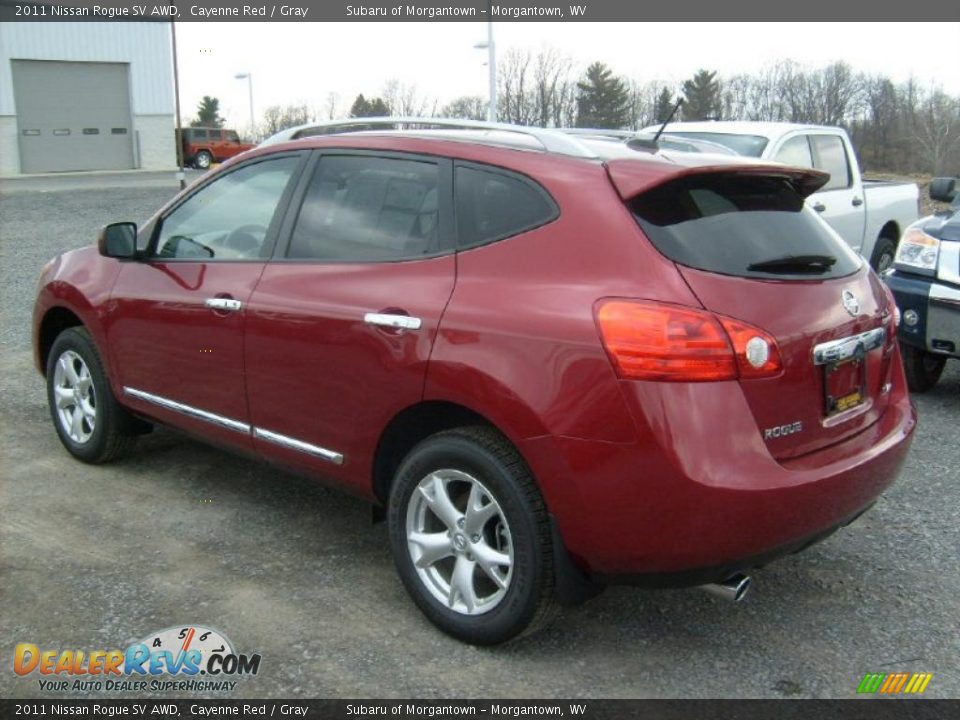 Nissan rogue red 2011 #6