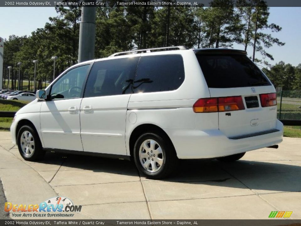 2002 Honda Odyssey EX Taffeta White / Quartz Gray Photo #6