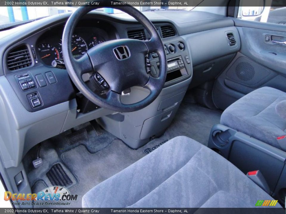 Quartz Gray Interior - 2002 Honda Odyssey EX Photo #13