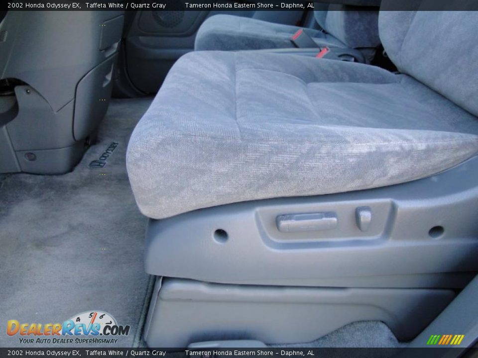 2002 Honda Odyssey EX Taffeta White / Quartz Gray Photo #14