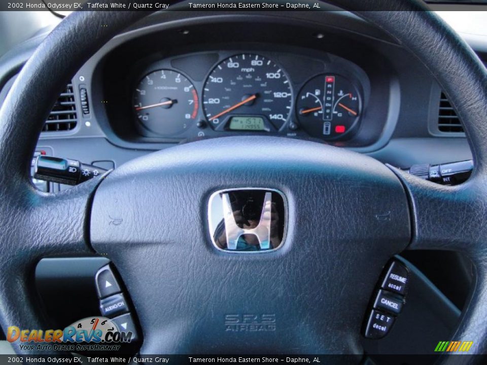 2002 Honda Odyssey EX Taffeta White / Quartz Gray Photo #18