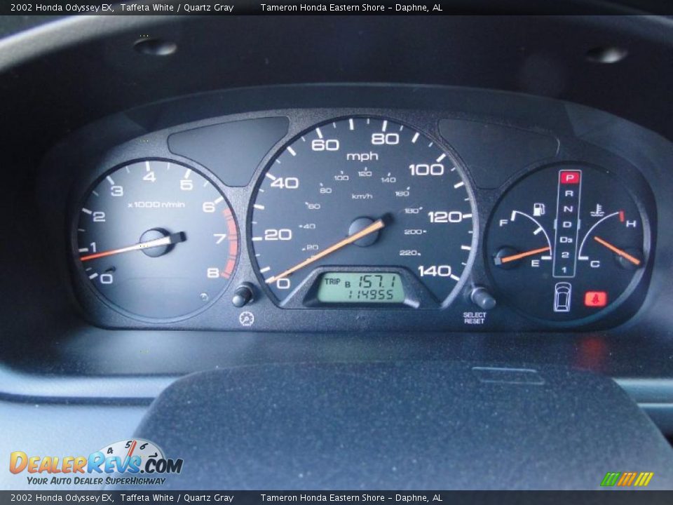 2002 Honda Odyssey EX Gauges Photo #19
