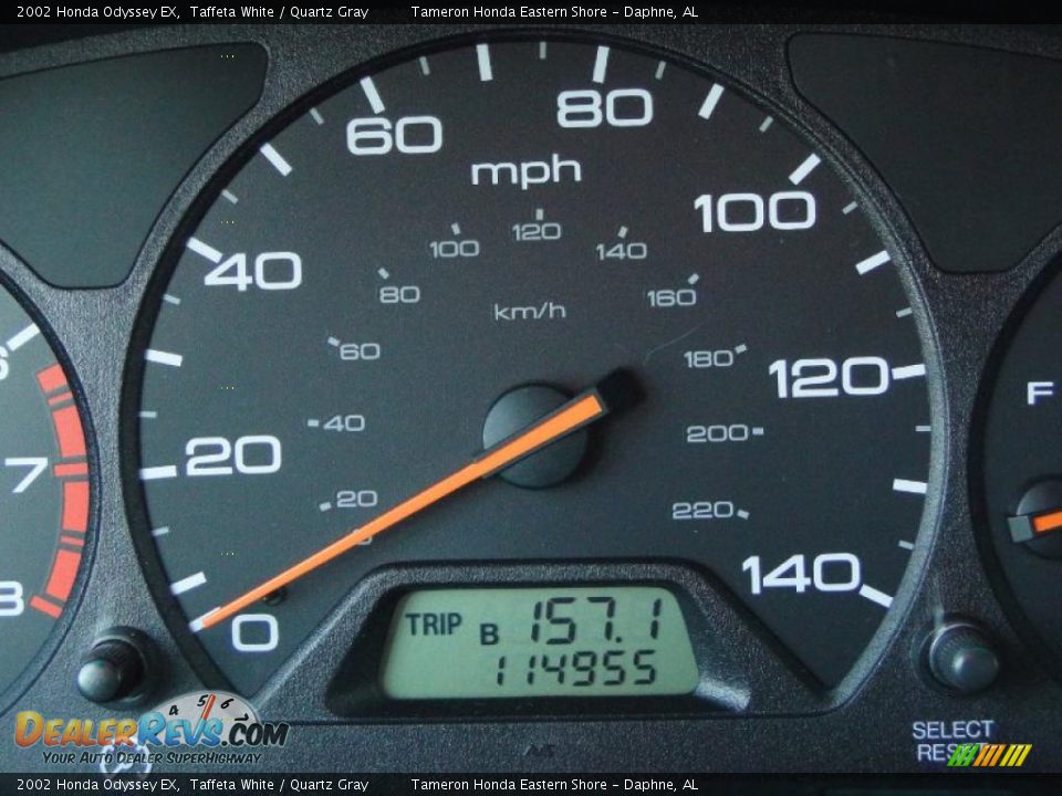 2002 Honda Odyssey EX Taffeta White / Quartz Gray Photo #20