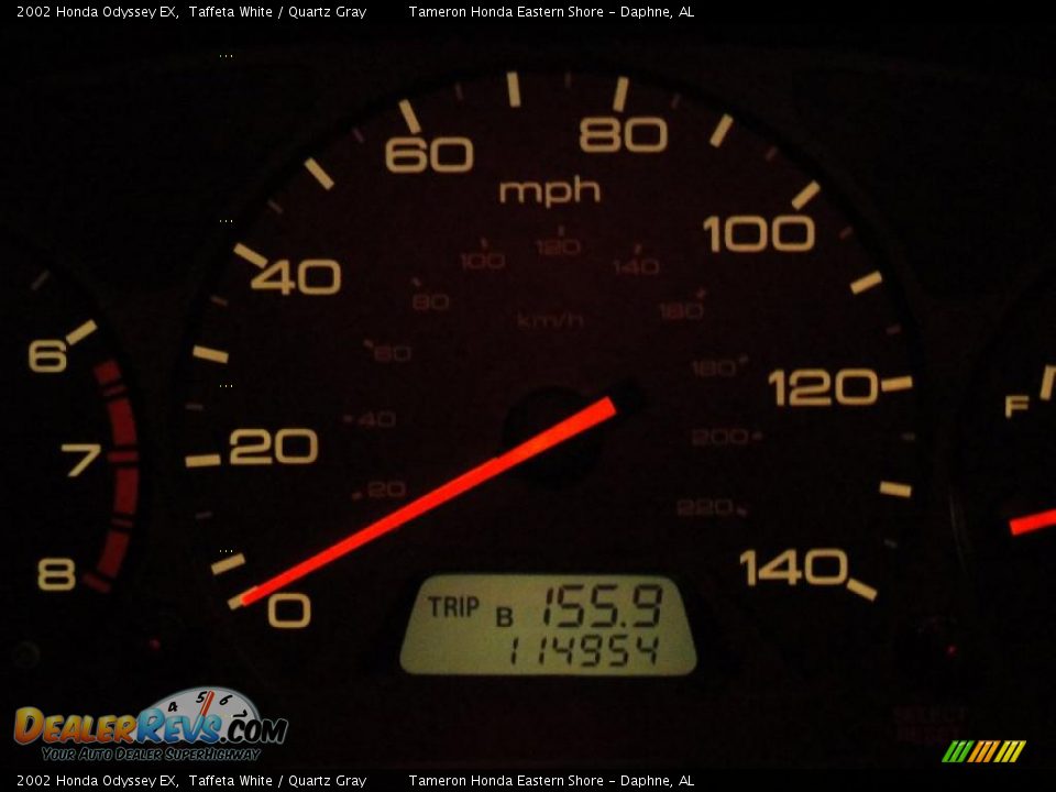 2002 Honda Odyssey EX Taffeta White / Quartz Gray Photo #21