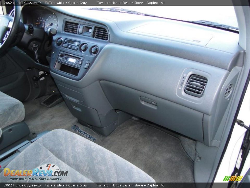 2002 Honda Odyssey EX Taffeta White / Quartz Gray Photo #27