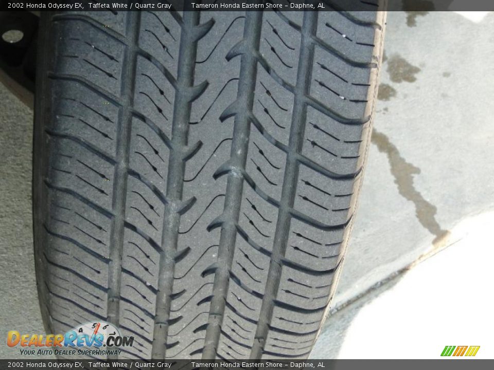 2002 Honda Odyssey EX Taffeta White / Quartz Gray Photo #36