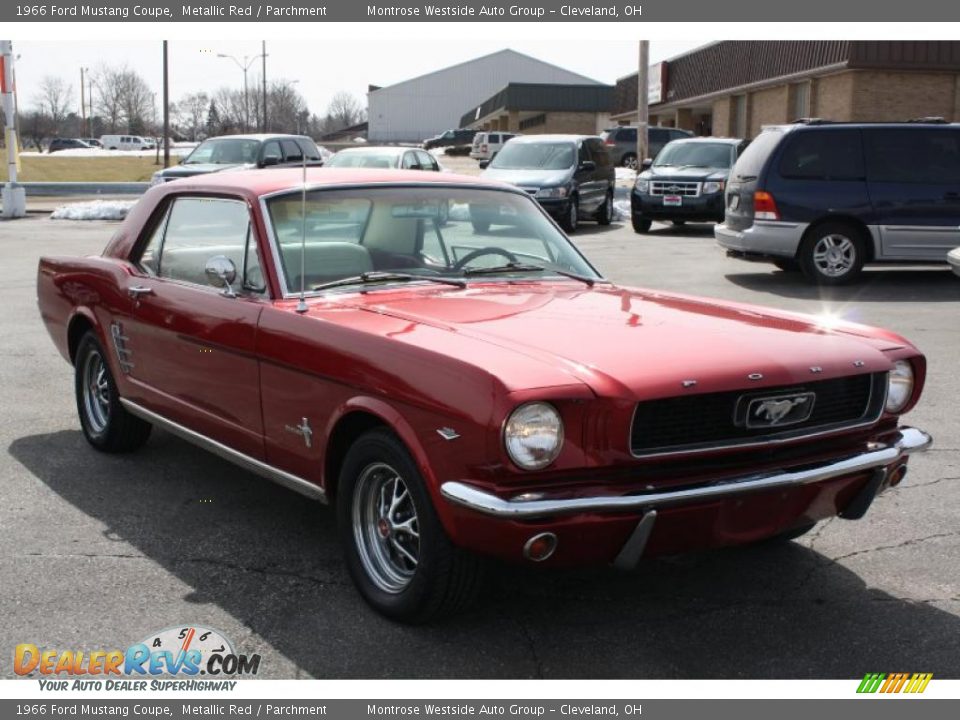 Metallic Red 1966 Ford Mustang Coupe Photo #1