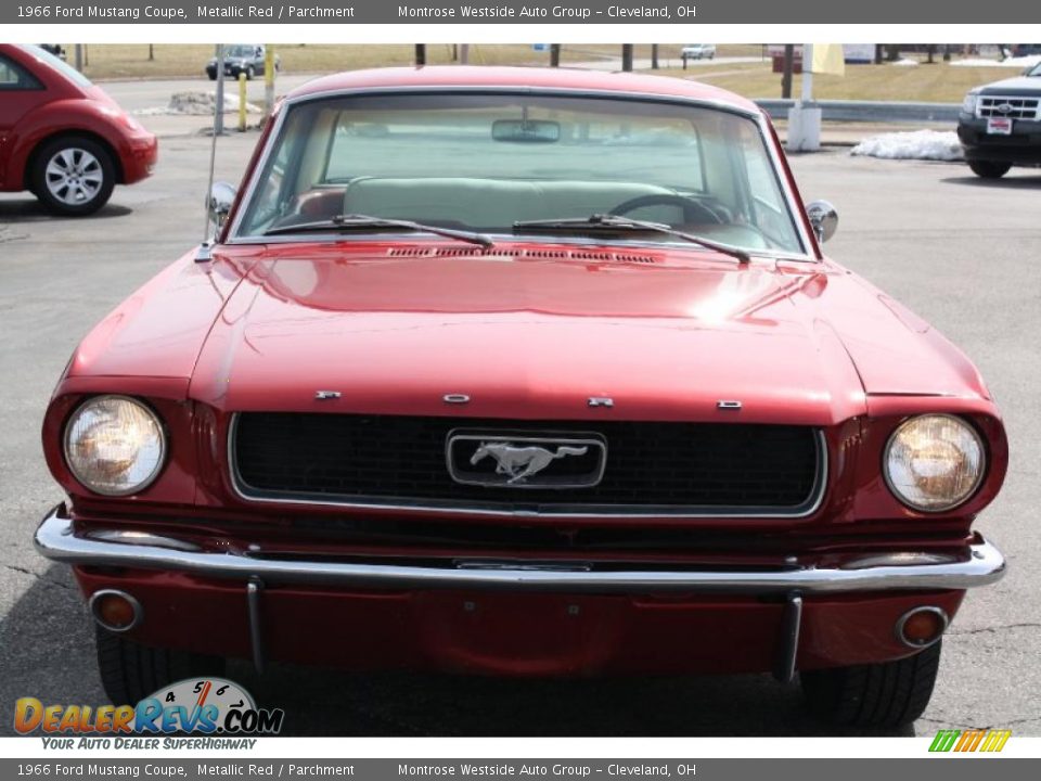 Metallic Red 1966 Ford Mustang Coupe Photo #2
