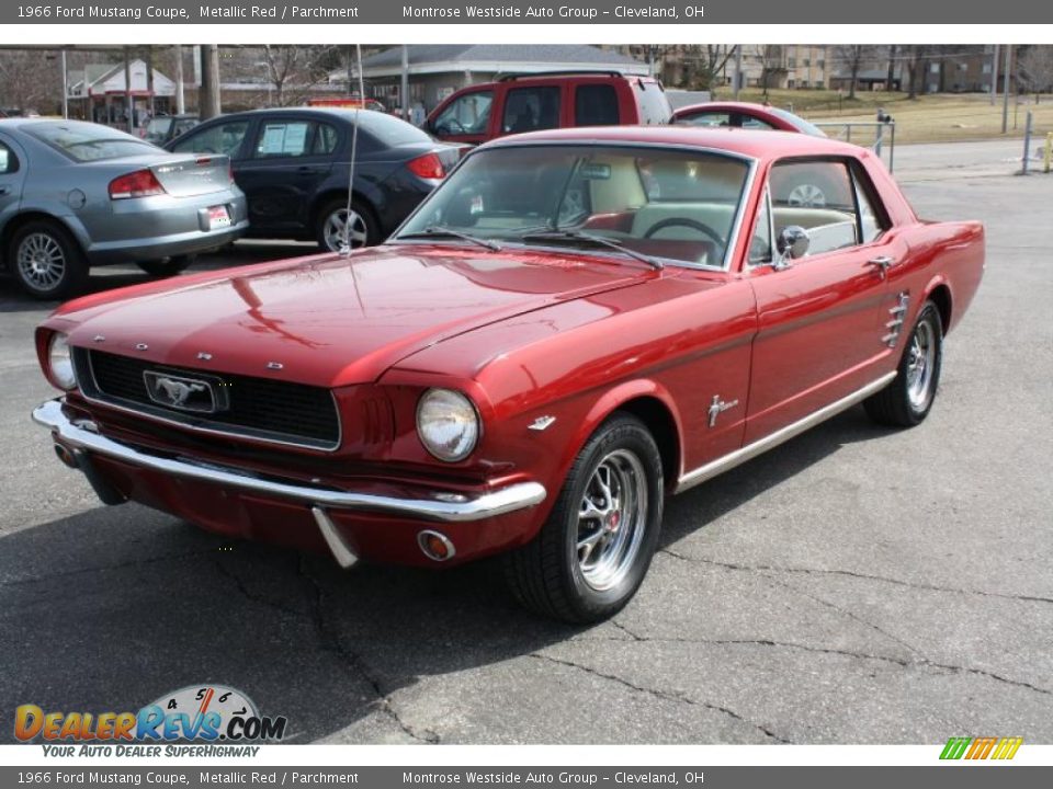 Front 3/4 View of 1966 Ford Mustang Coupe Photo #3