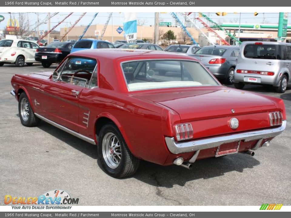 Metallic Red 1966 Ford Mustang Coupe Photo #5