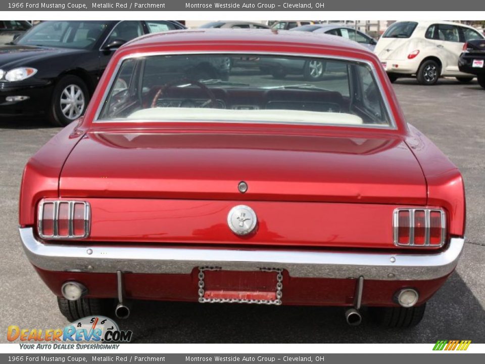Metallic Red 1966 Ford Mustang Coupe Photo #6