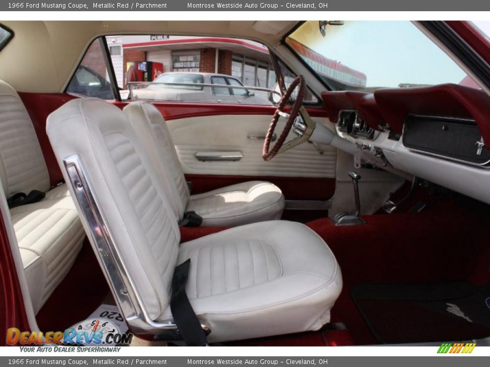 Parchment Interior - 1966 Ford Mustang Coupe Photo #17
