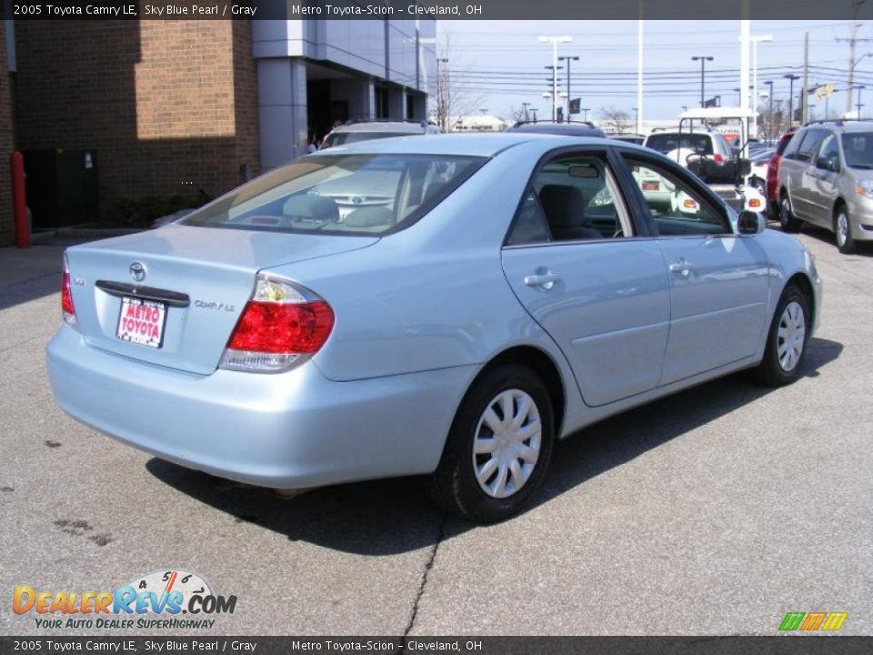 2005 toyota camry sky blue pearl #3