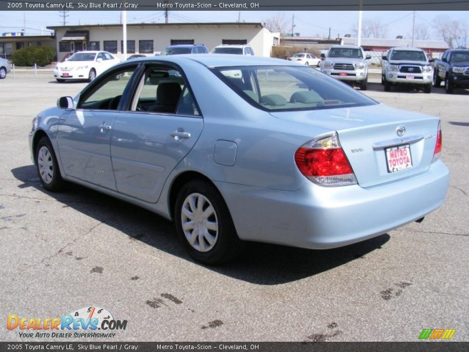 2005 toyota camry sky blue pearl #5