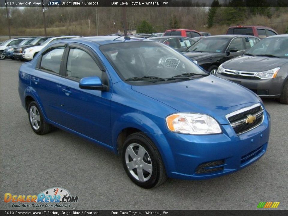 2010 Chevrolet Aveo LT Sedan Bright Blue / Charcoal Photo #1