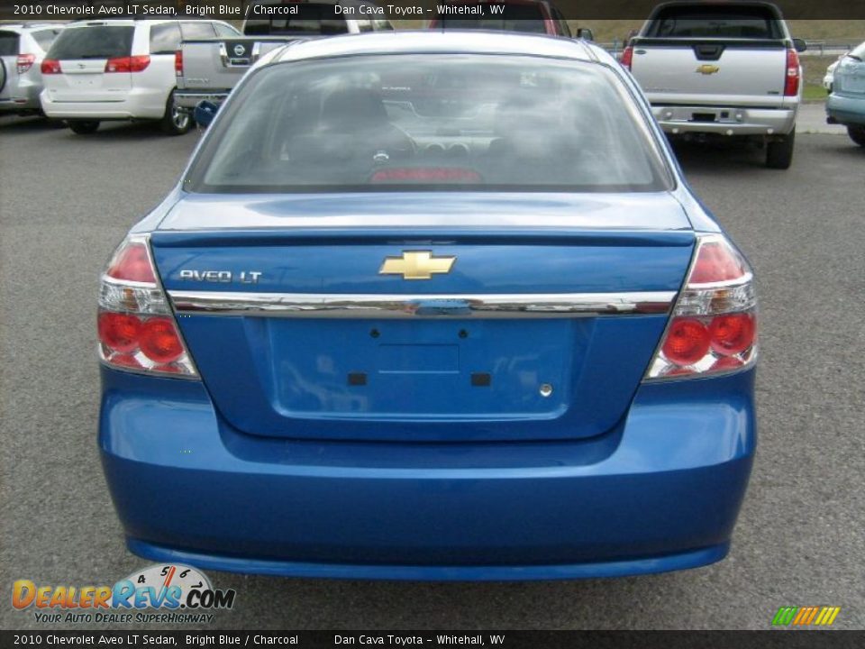 2010 Chevrolet Aveo LT Sedan Bright Blue / Charcoal Photo #6