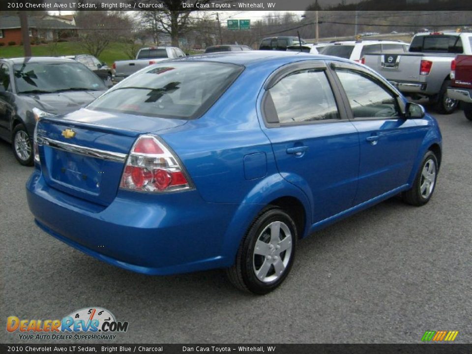 2010 Chevrolet Aveo LT Sedan Bright Blue / Charcoal Photo #7