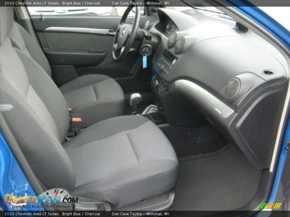 2010 Chevrolet Aveo LT Sedan Bright Blue / Charcoal Photo #10