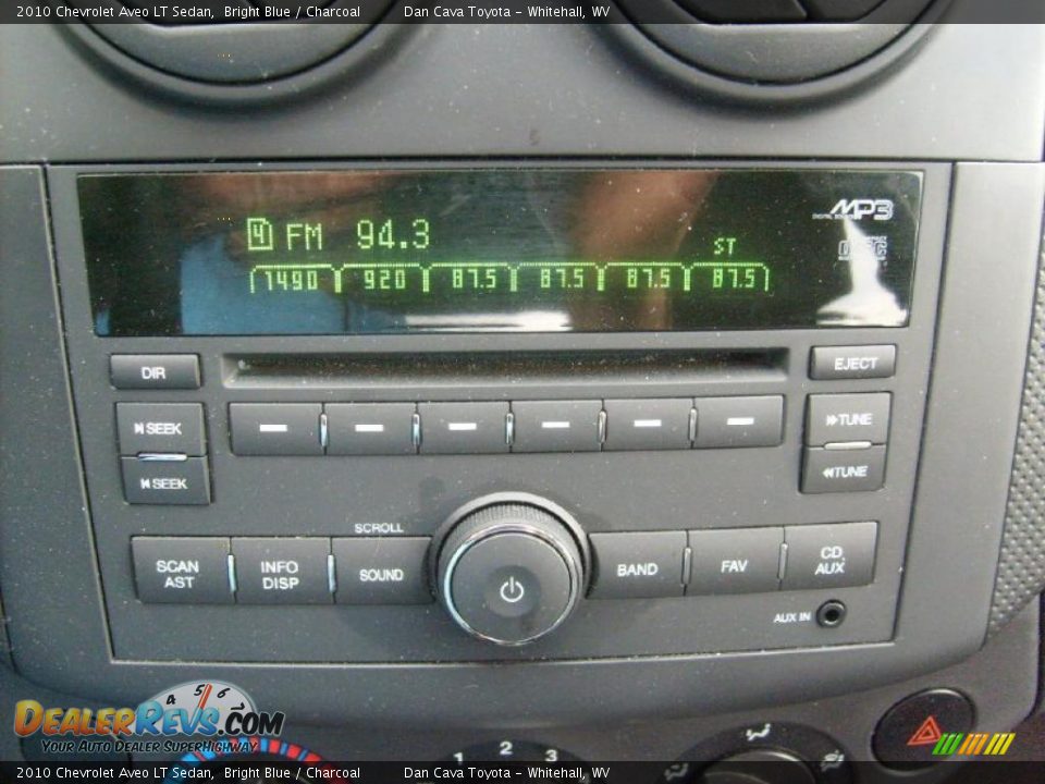 2010 Chevrolet Aveo LT Sedan Bright Blue / Charcoal Photo #14