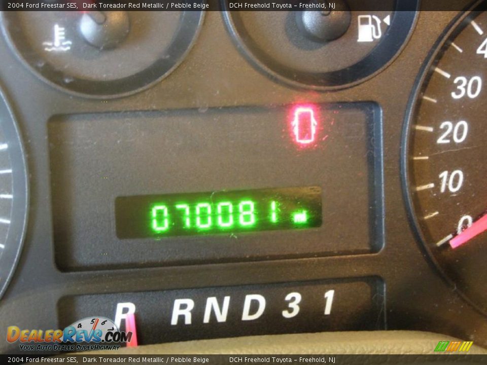 2004 Ford Freestar SES Dark Toreador Red Metallic / Pebble Beige Photo #18